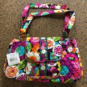 Vera Bradley Edie satchel in Va Va Bloom